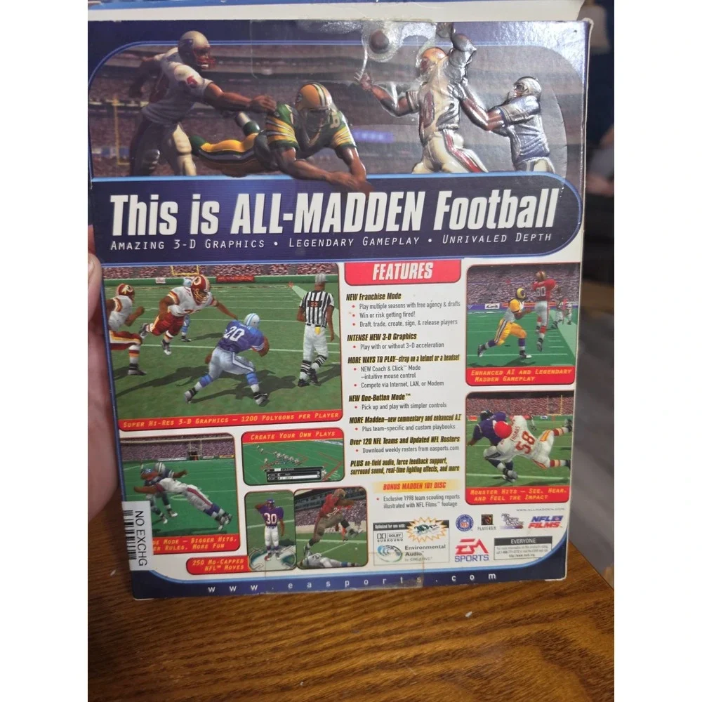 EA Sports Madden 99 | PC - Windows 98 & 95 | Mint Condition